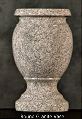 Vases 0013 A Round Granite