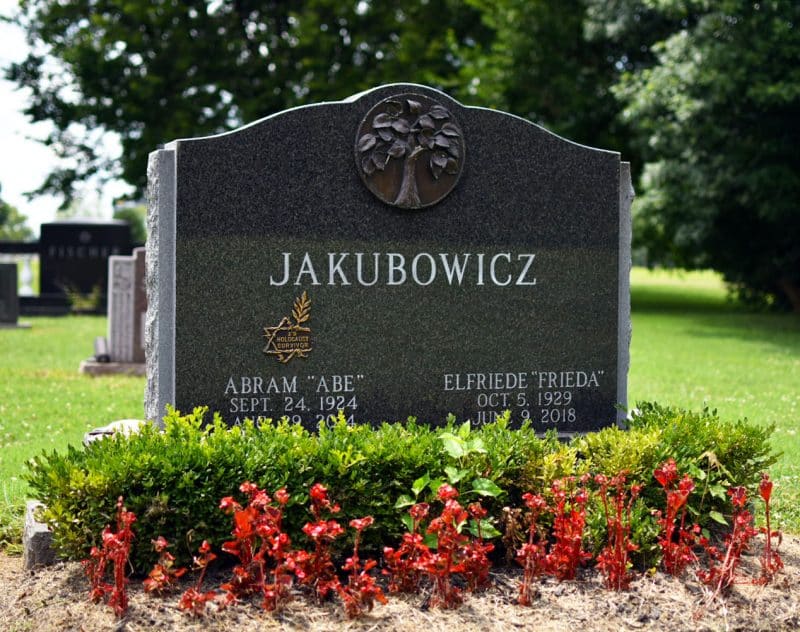 Jakubowicz Bronze Tree of Life on Black Granite